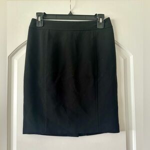 Ann Taylor LOFT Petite Black Pencil Skirt